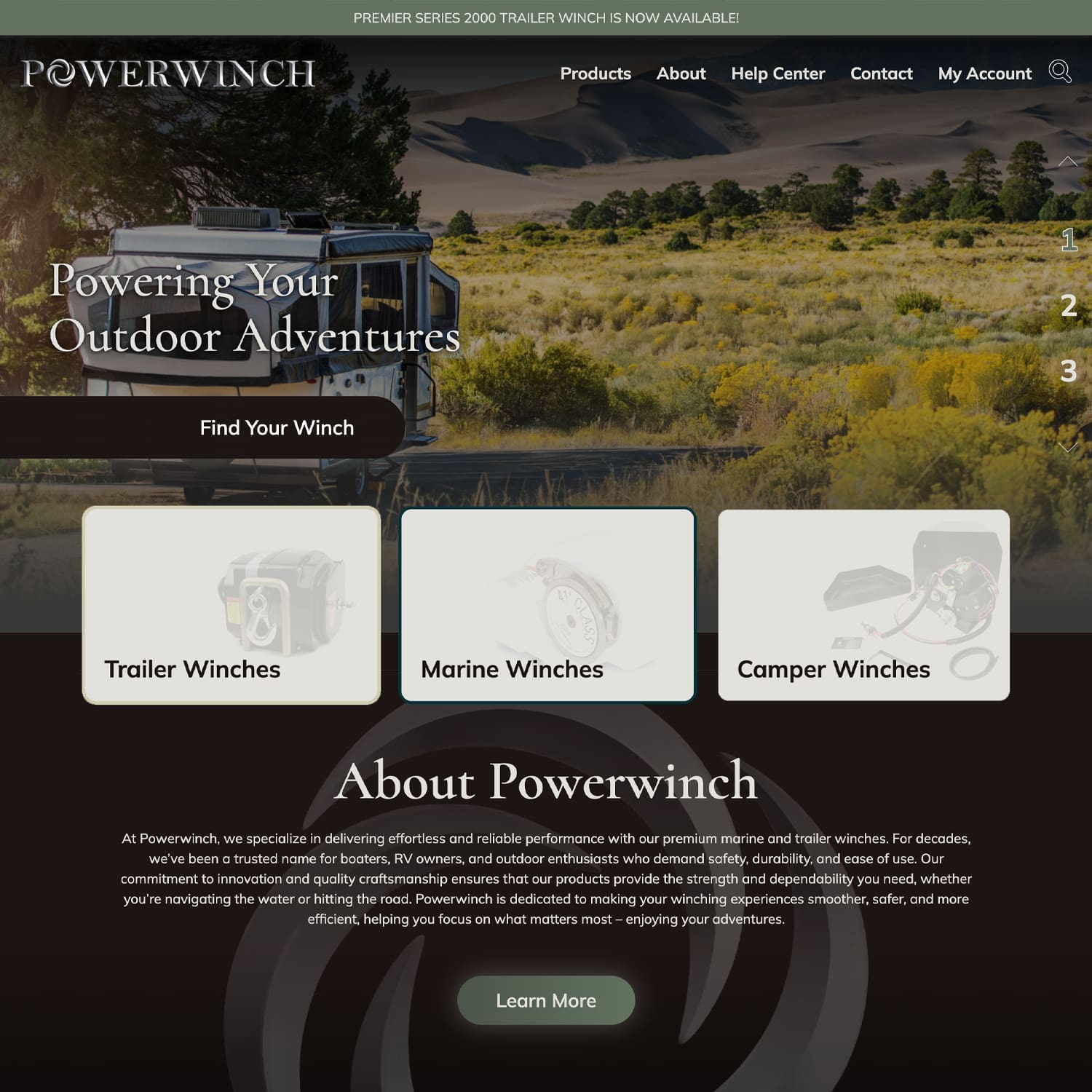 Louisville Website Design : Powerwinch